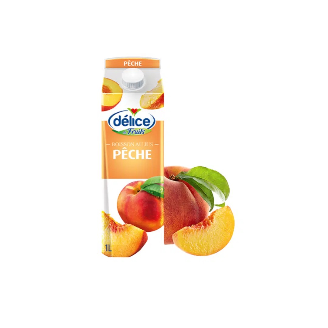 Délice peach juice