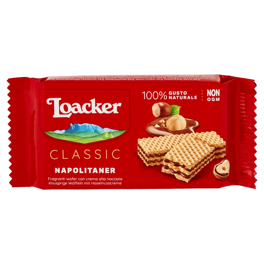Loacker hazelnut wafers